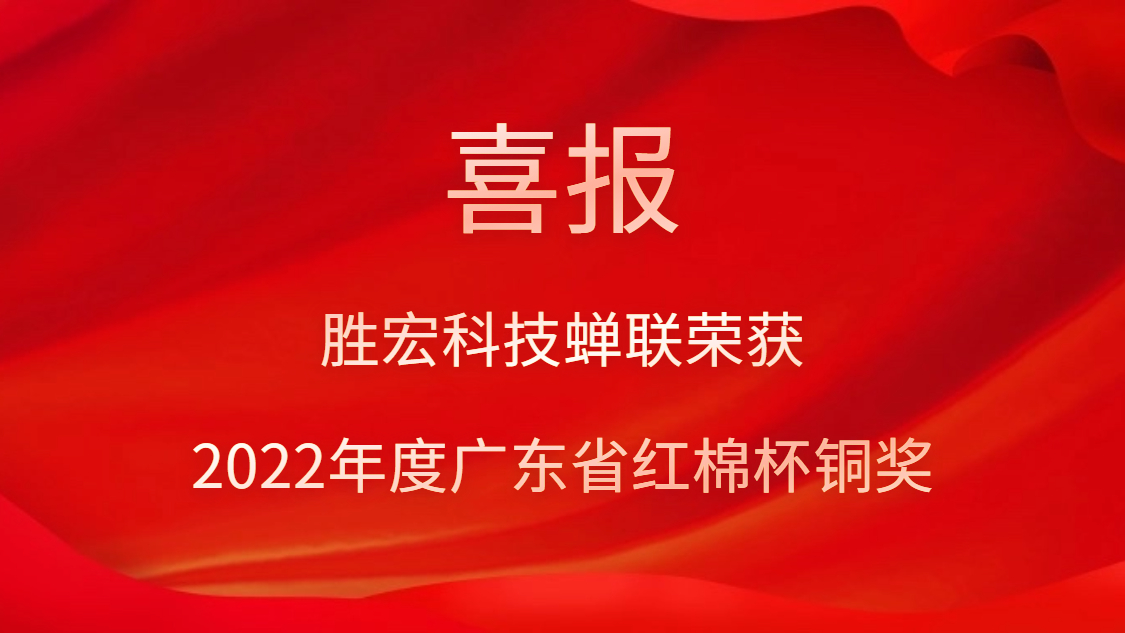 星空科技荣获2022年度广东省红棉杯铜奖